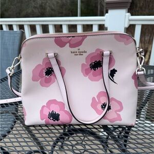 Kate Spade Light Pink Floral Crossbody Bag